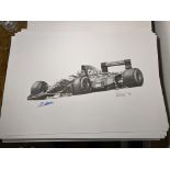 Alan Stammers and Johnny Herbert Signed Limited Edition Print