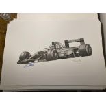 Alan Stammers and Johnny Herbert Signed Limited Edition Print