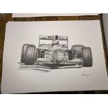 Alan Stammers Signed Michael Schumacher Limited Edition Print