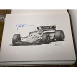 Christian Fittipaldi and Alan Stammers Signed Limited Edition Print