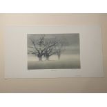 Martin Caulkin Signed Limited Edition Print, Misty Morning 1984.