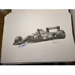 Alan Stammers and Johnny Herbert Signed Limited Edition Print