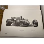 Alan Stammers Signed David Coulthard Limited Edition Print