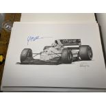 Christian Fittipaldi and Alan Stammers Signed Limited Edition Print