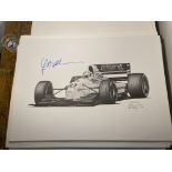 Christian Fittipaldi and Alan Stammers Signed Limited Edition Print