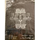 NINE Tesla Electric Circuit Controller 1898 Patent Print, Wall Art Poster Science Engineer Blueprint