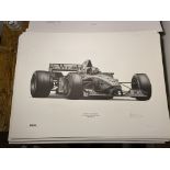 Alan Stammers Artist Proof of David Coulthard