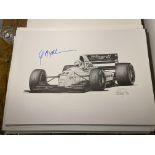 Christian Fittipaldi and Alan Stammers Signed Limited Edition Print