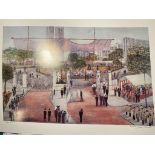 Beverley Jane Stewart Signed 1st Edition Print The Queen Elizabeth Gates,.