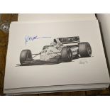 Christian Fittipaldi and Alan Stammers Signed Limited Edition Print