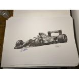 Alan Stammers and Johnny Herbert Signed Limited Edition Print