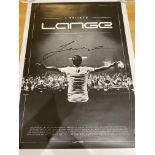 LANGE I Believe hand signed poster