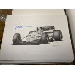 Christian Fittipaldi and Alan Stammers Signed Limited Edition Print