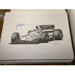 Christian Fittipaldi and Alan Stammers Signed Limited Edition Print