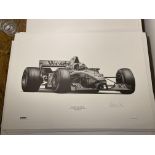 Alan Stammers Signed David Coulthard Limited Edition Print