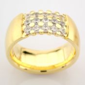 14K Yellow Gold Engagement Ring, For Her