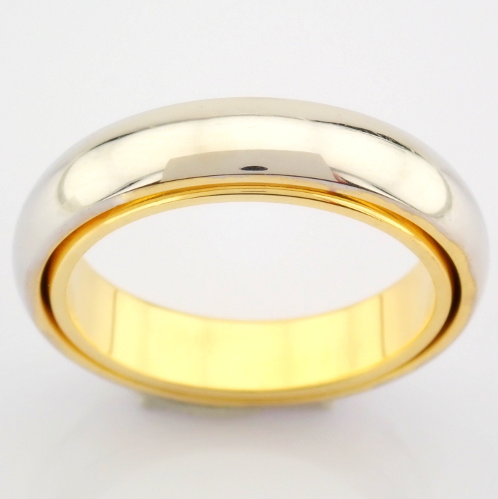 14K Yellow and White Gold Engagement Ring, For Him - Image 4 of 4