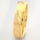 14K Yellow Gold Engagement Ring, For Him