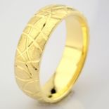 14K Yellow Gold Engagement Ring, For Him