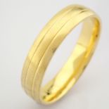 14K Yellow Gold Engagement Ring, For Him