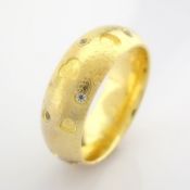 14K Yellow Gold Engagement Ring, For Her