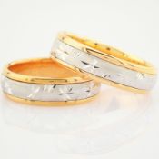 14K White and Rose Gold Engagement Ring, For Couple