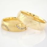 14K Yellow Gold Engagement Ring, For Couple