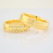 14K Yellow Gold Engagement Ring, For Couple
