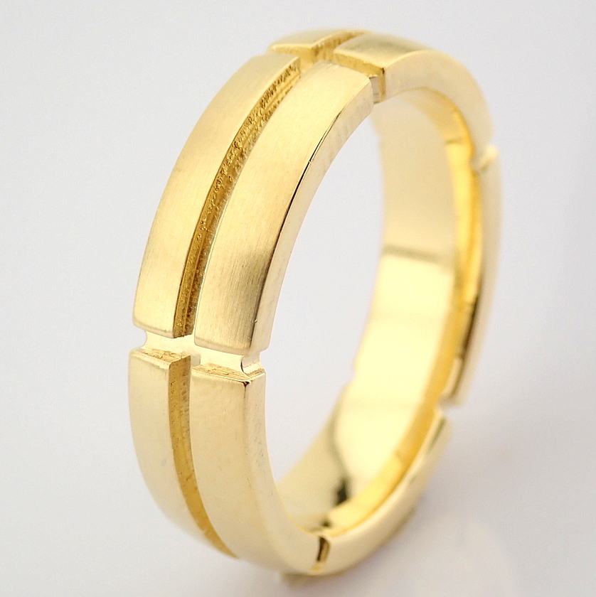 14K Yellow Gold Engagement Ring, For Him