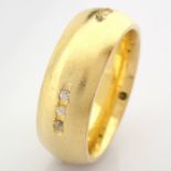 14K Yellow Gold Engagement Ring, For Her