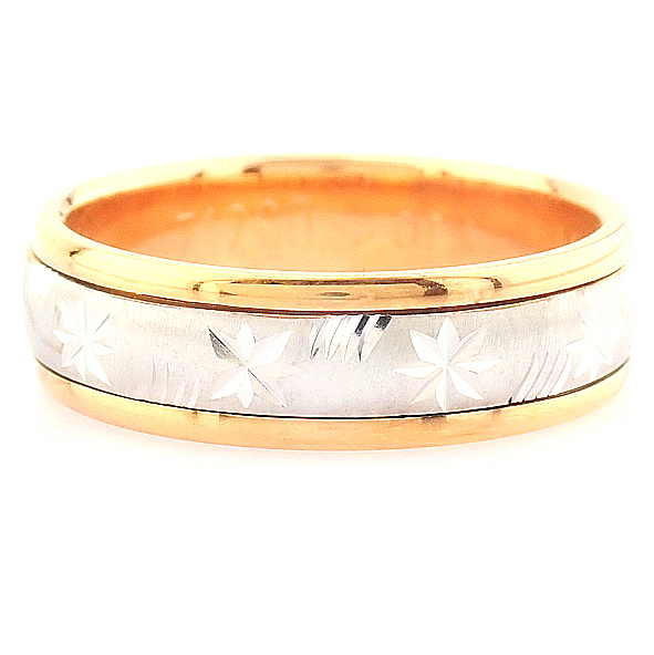 14K Yellow and Rose Gold Engagement Ring, For Him - Image 3 of 4