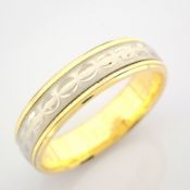 14K Yellow and White Gold Engagement Ring, For Him
