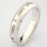 14K White Gold Engagement Ring, For Her