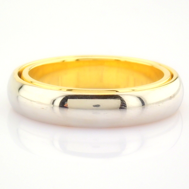 14K Yellow and White Gold Engagement Ring, For Him - Image 3 of 4