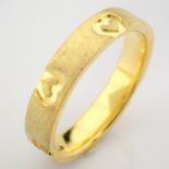 14K Yellow Gold Engagement Ring, For Him