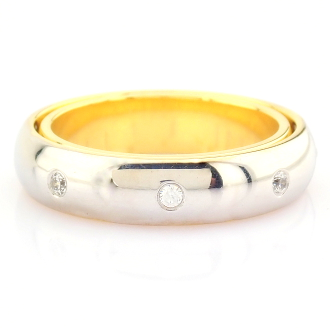 14K Yellow and White Gold Engagement Ring, For Her - Image 2 of 4