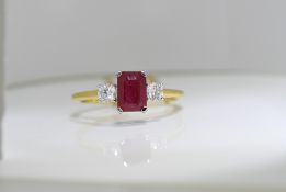 Ruby and Diamond Ring