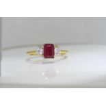 Ruby and Diamond Ring