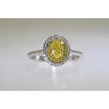 Yellow Diamond Ring