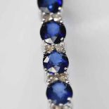 Sapphire & Diamond Bracelet