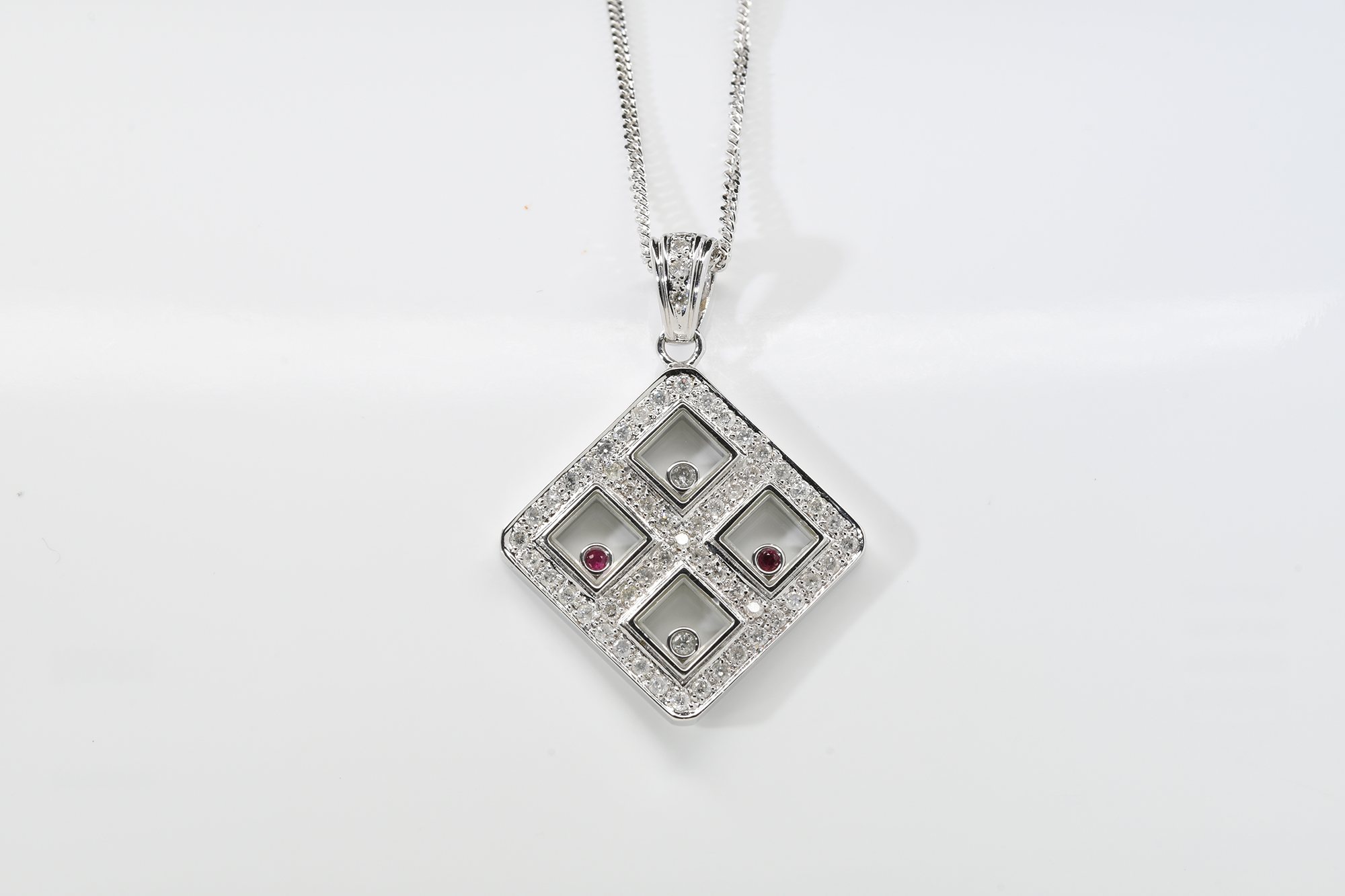 Diamond & Ruby Pendant