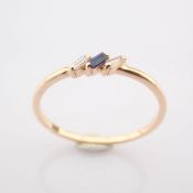 14 kt. Yellow gold - Ring - 0.05 ct Diamond