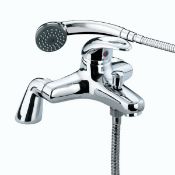 Bristan Java pillar bath shower mixer tap Chrome Plated. RRP £300