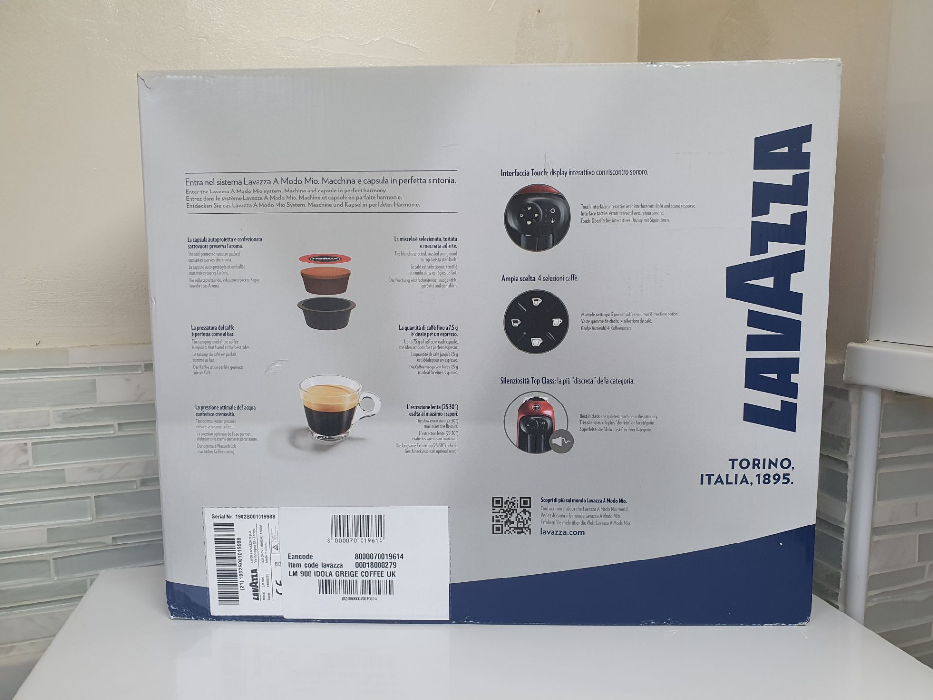 Lavazza 18000279 Idola Greige Coffee Machine RRP £149.99 - Image 4 of 5