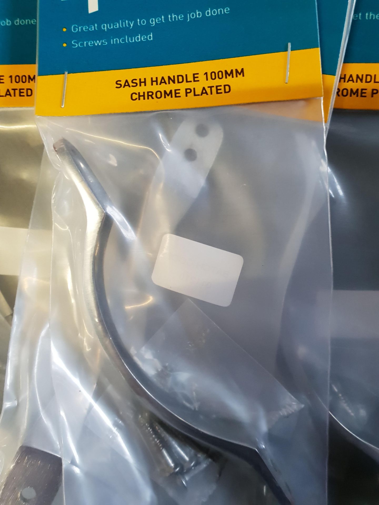 20 - 100mm chrome sash handles
