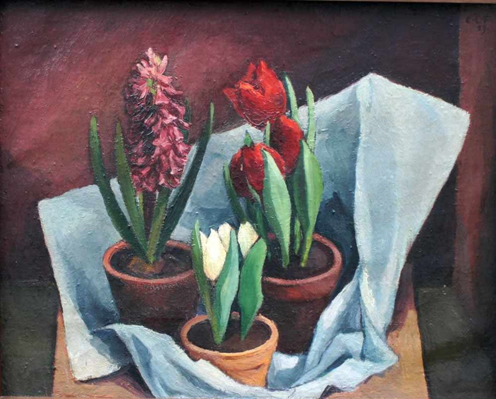 Fauser-L., Clara, Stillleben, 1929, Öl, 48 x 61, mg