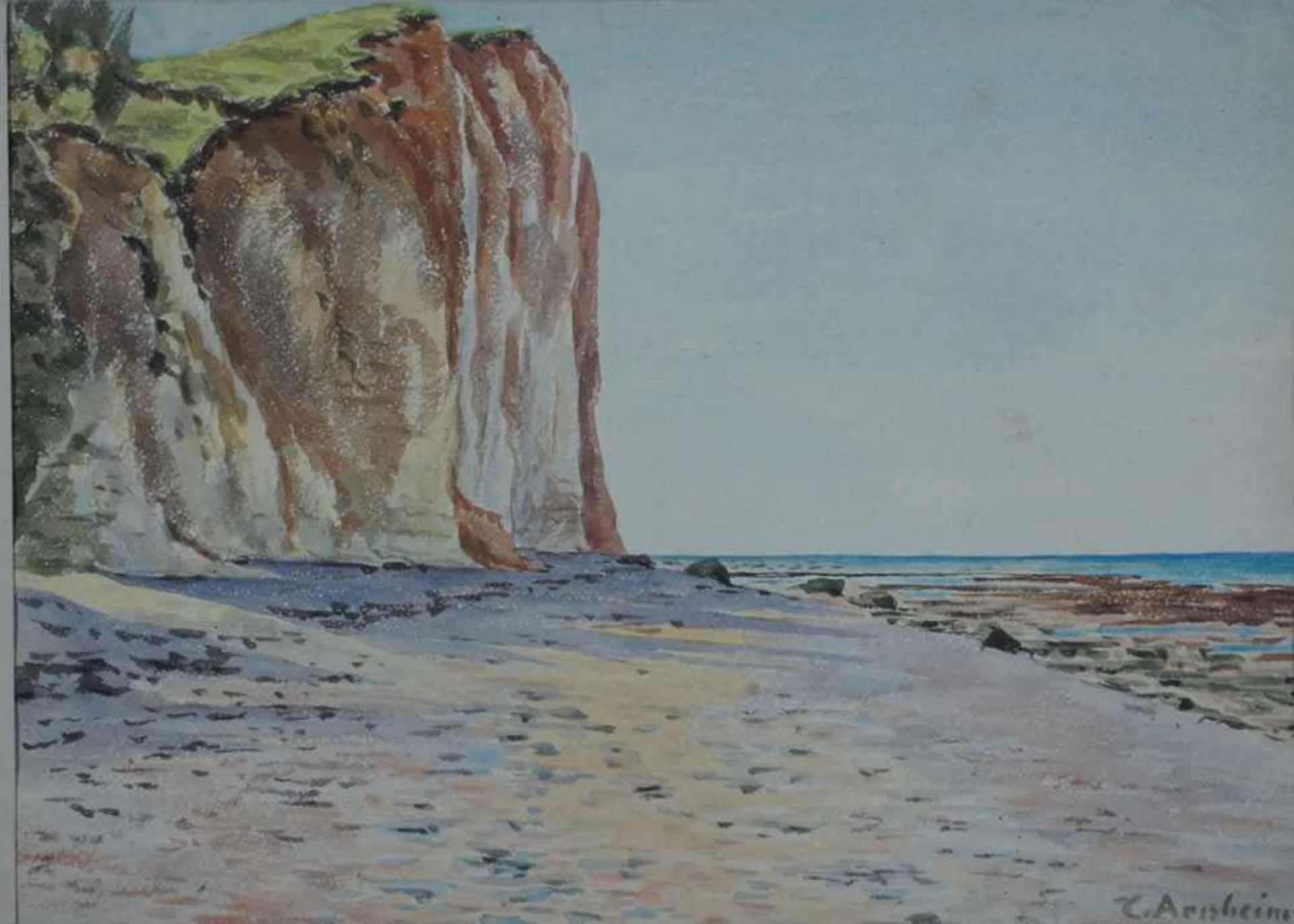 Arnheim, Clara, Hiddensee, Aquarell, 25 x 34, sig.