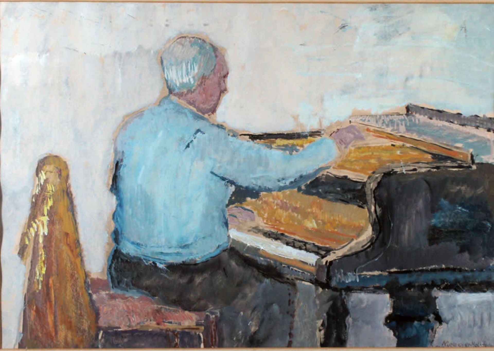 Niemeyer-Holstein, Otto, Pianist (Usedom), sign. 39 x 57 MT