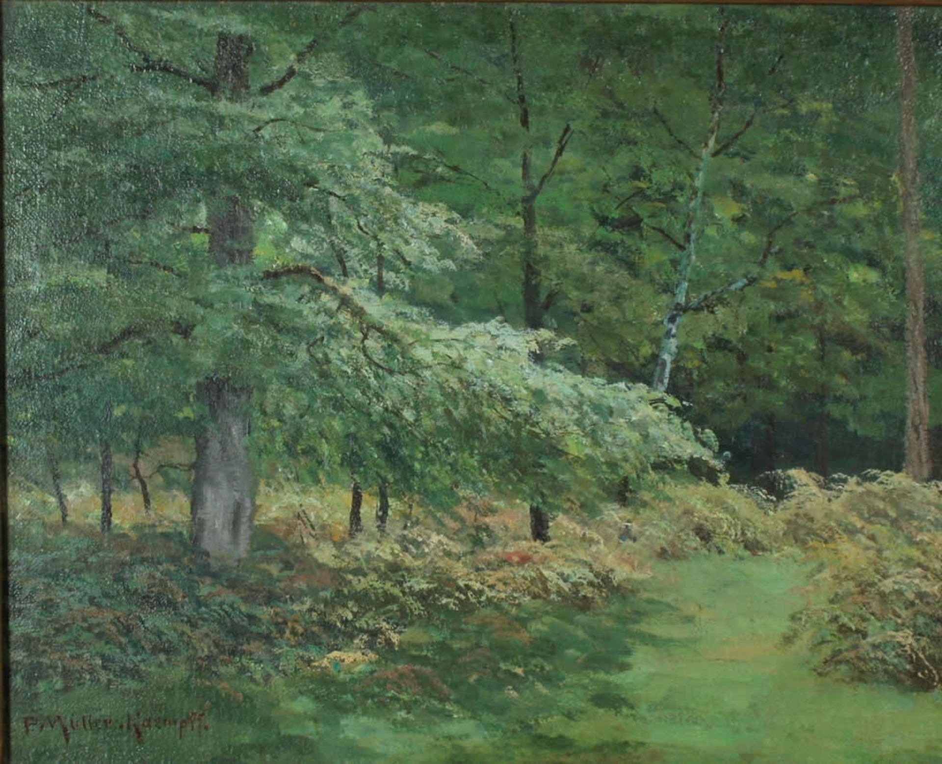 Müller-Kaempff, P. Darßwald, sign. 39 x 49 Öl