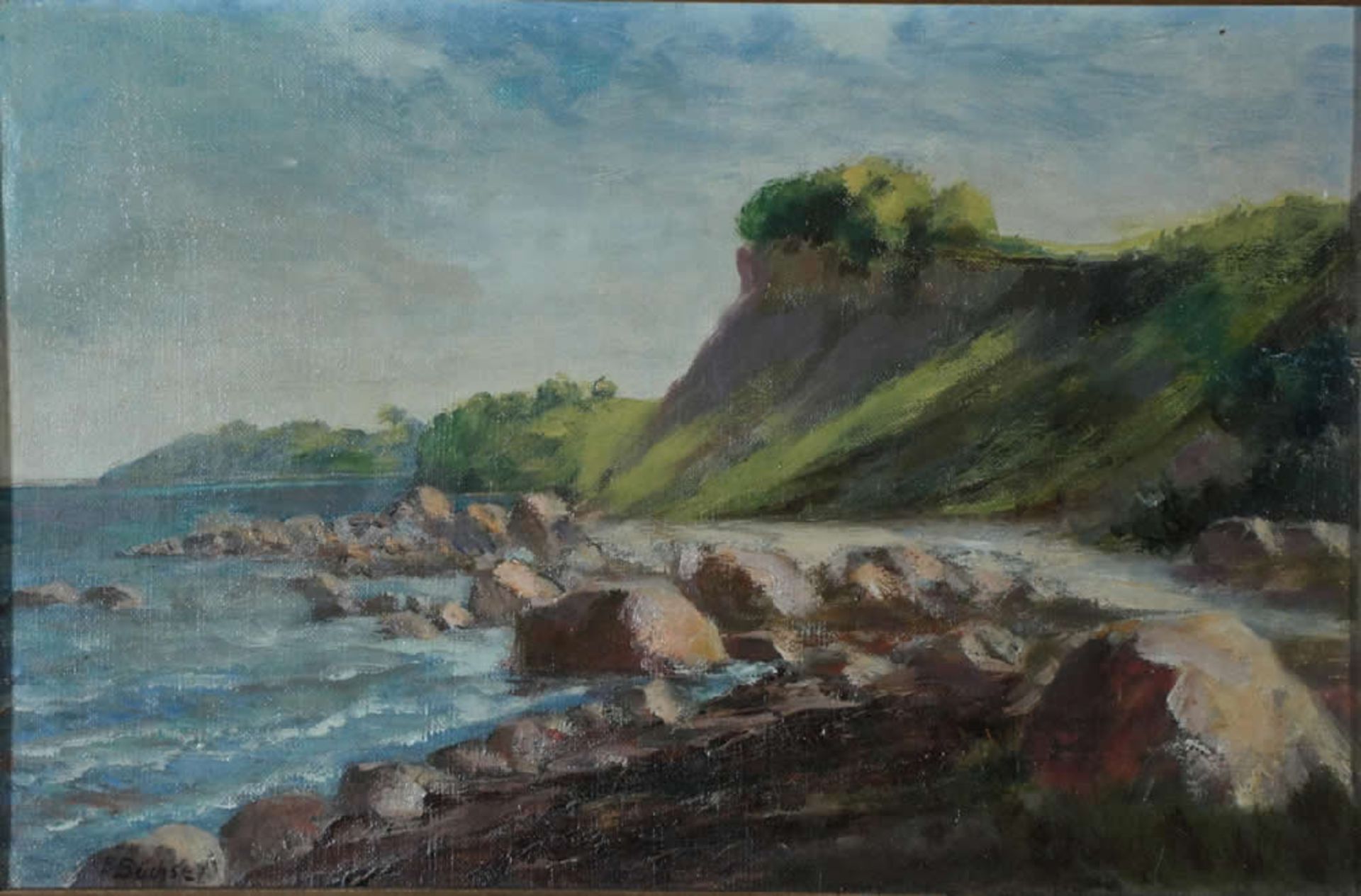 Büchsel, Elisabeth Hiddensee, sign. 23 x 35 Öl